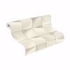 Picture of Eyre White Three-Dimensional Geometric Wallpaper