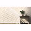 Picture of Eyre White Three-Dimensional Geometric Wallpaper