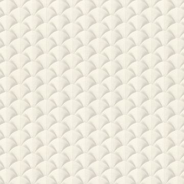 Show details for Lanux Off-White Fan Wallpaper