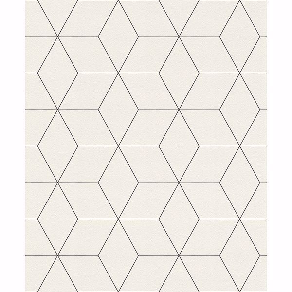 Picture of Lloyd Off-White Geometric Wallpaper