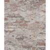 Picture of Templier Brown Distressed Brick Wallpaper