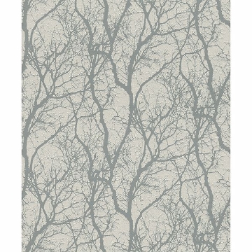 Picture of Wiwen Grey Tree Wallpaper