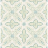 Picture of Off Beat Ethnic Turquoise Geometric Floral