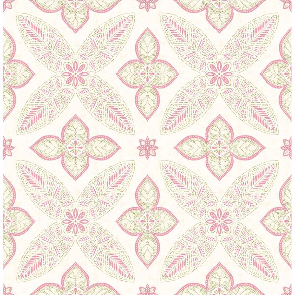 Picture of Off Beat Ethnic Pink Geometric Floral 