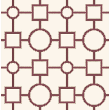 Picture of Matrix Burgundy Geometric