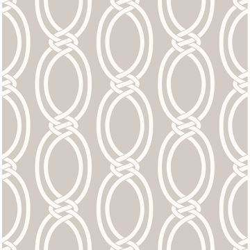 Picture of Infinity Taupe Geometric Stripe 