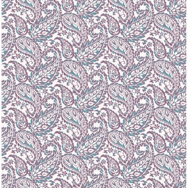 Picture of Adrian Plum Paisley Wallpaper