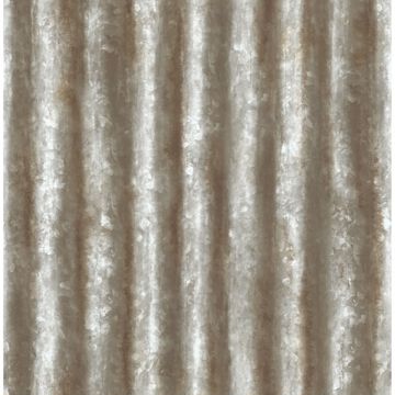 Picture of Corrugated Metal Grey Industrial Texture