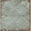 Picture of Tin Ceiling Teal Distressed Tiles
