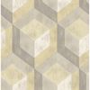 Picture of Rustic Wood Tile Honey Geometric 