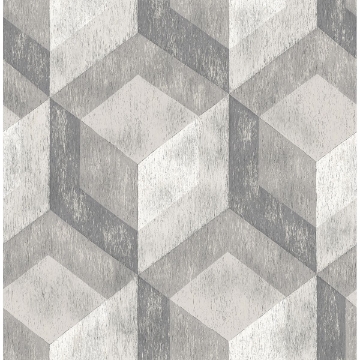 Picture of Rustic Wood Tile Ash Geometric 