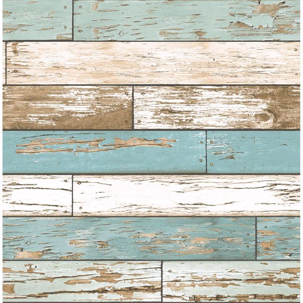 Picture of Scrap Wood Turquoise Weathered Texture