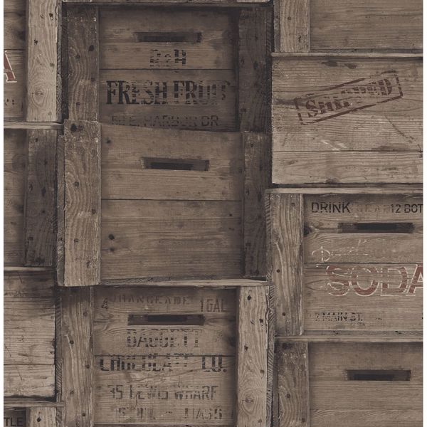Picture of Wood Crates Dark Wood Distressed Wood