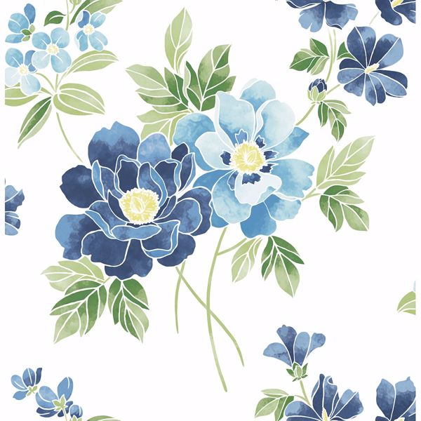 Picture of Claressa Blueberry Large Floral