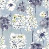 Picture of Marilla Blueberry Watercolor Floral