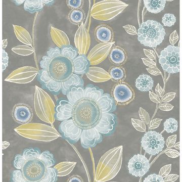 Picture of Bloom Grey Floral 