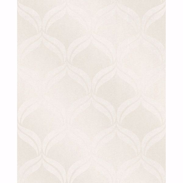 2697-87301 - Petals Ivory Ogee - by A - Street Prints