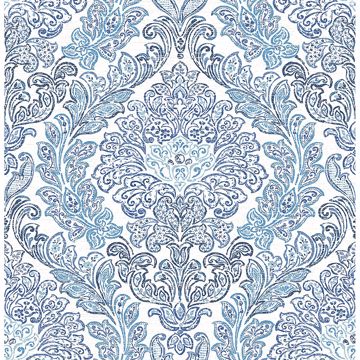 Picture of Fontaine Navy Damask 