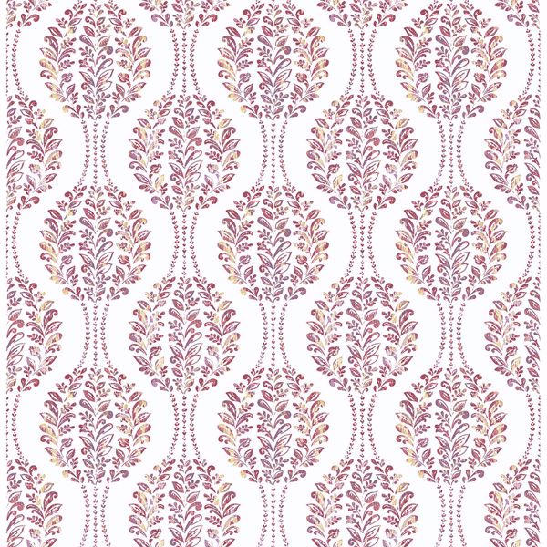 Picture of Versailles Magenta Floral Damask 