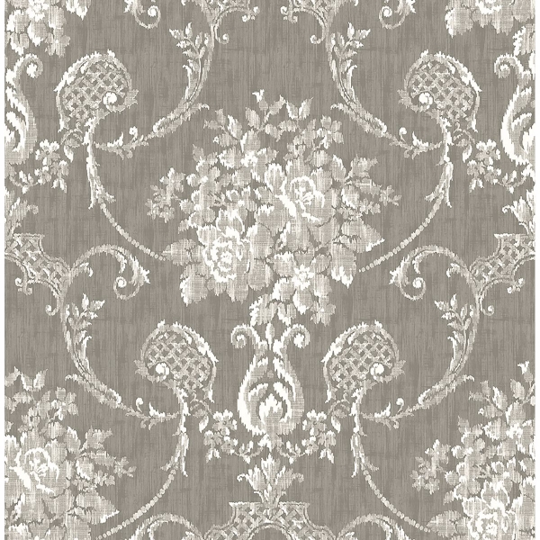Picture of Winsome Grey Floral Damask 