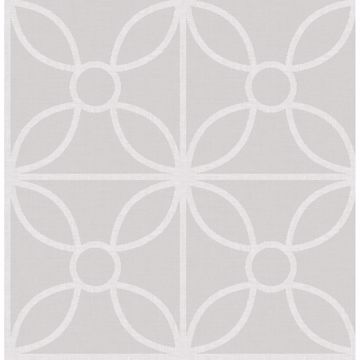 Picture of Savvy Neutral Geometric Wallpaper 