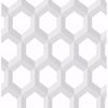 Picture of Hex Grey Geometric Wallpaper 