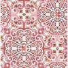 Picture of Florentine Pink Tile Wallpaper 