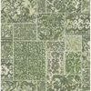 Picture of Esma Green Vintage Carpet Wallpaper 