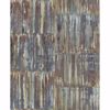Picture of Patina Panels Multicolor Metal Wallpaper
