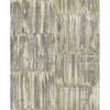 Picture of Patina Panels Yellow Metal Wallpaper 