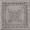 Picture of Ornamental Grey Tin Tile Wallpaper