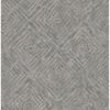 Picture of Labyrinth Pewter Geometric Wallpaper 