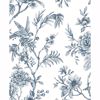 Picture of Jessamine Blue Floral Trail Wallpaper 
