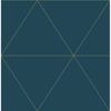 Picture of Twilight Teal Geometric Wallpaper 