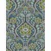 Picture of Night Bloom Navy Damask Wallpaper 