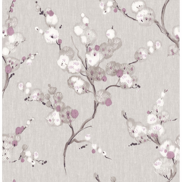 Picture of Bliss Purple Blossom Wallpaper 