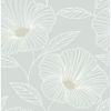 Picture of Mythic Seafoam Floral Wallpaper 