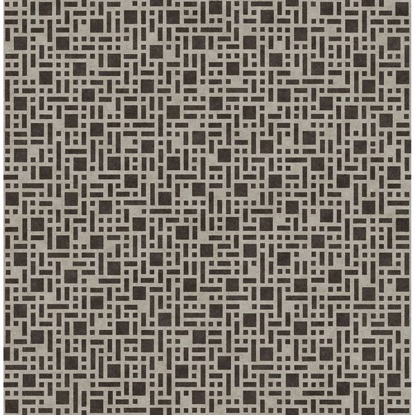 Picture of Bento Brown Geometric Wallpaper 