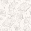 Picture of Reverie Silver Ginkgo Wallpaper
