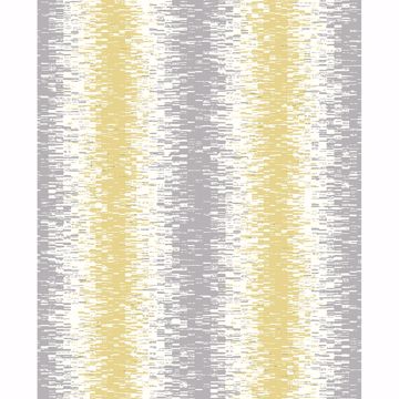 Picture of Quake Yellow Abstract Stripe Wallpaper