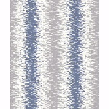 Picture of Quake Blue Abstract Stripe Wallpaper