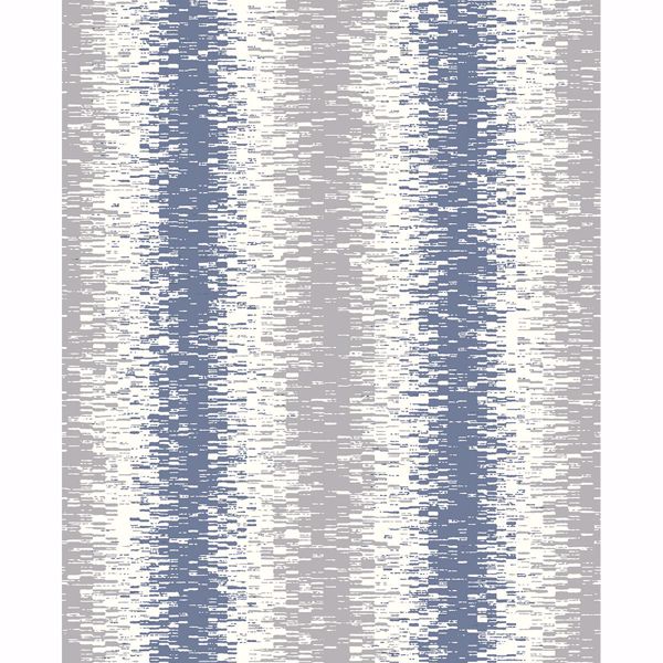 Picture of Quake Blue Abstract Stripe Wallpaper