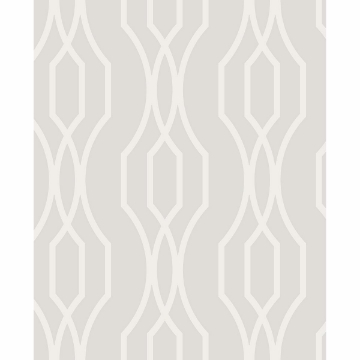 Picture of Coventry White Trellis Wallpaper