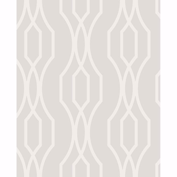 Picture of Coventry White Trellis Wallpaper