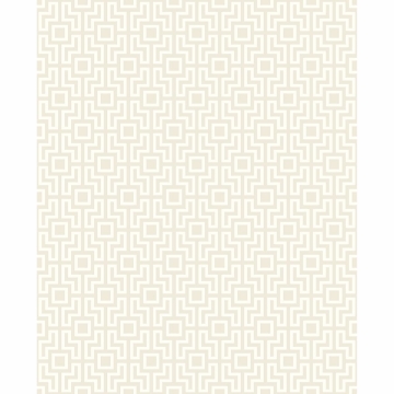 Picture of Boxwood Neutral Geometric Wallpaper