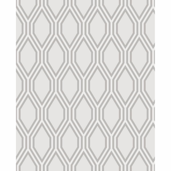 Picture of Honeycomb Grey Geometric Wallpaper