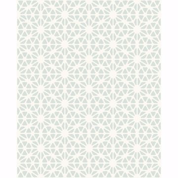 Picture of Prism Light Blue Geometric Wallpaper