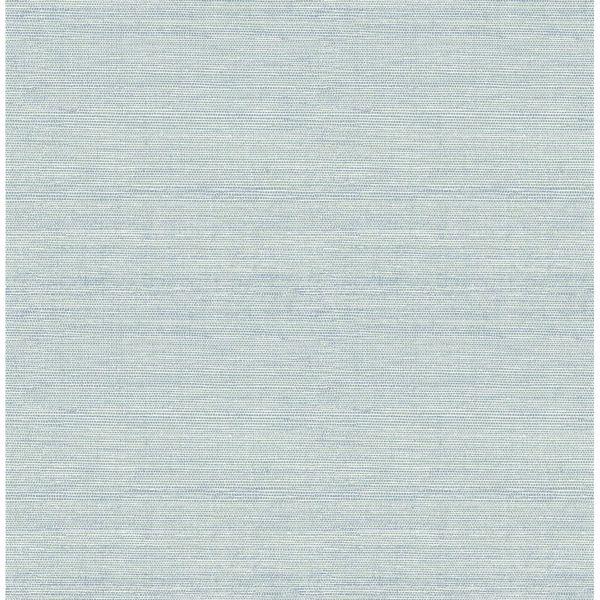Picture of Lilt Teal Faux Grasscloth Wallpaper 