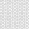 Picture of Aura Grey Honeycomb Wallpaper 