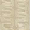 Picture of Zephyr Honey Abstract Stripe Wallpaper